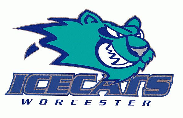 Worcester IceCats 1996 97-2001 02 Primary Logo iron on transfers for T-shirts